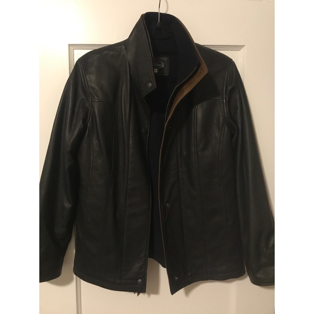 Overland Brown Genuine Leather Zipper Jacket